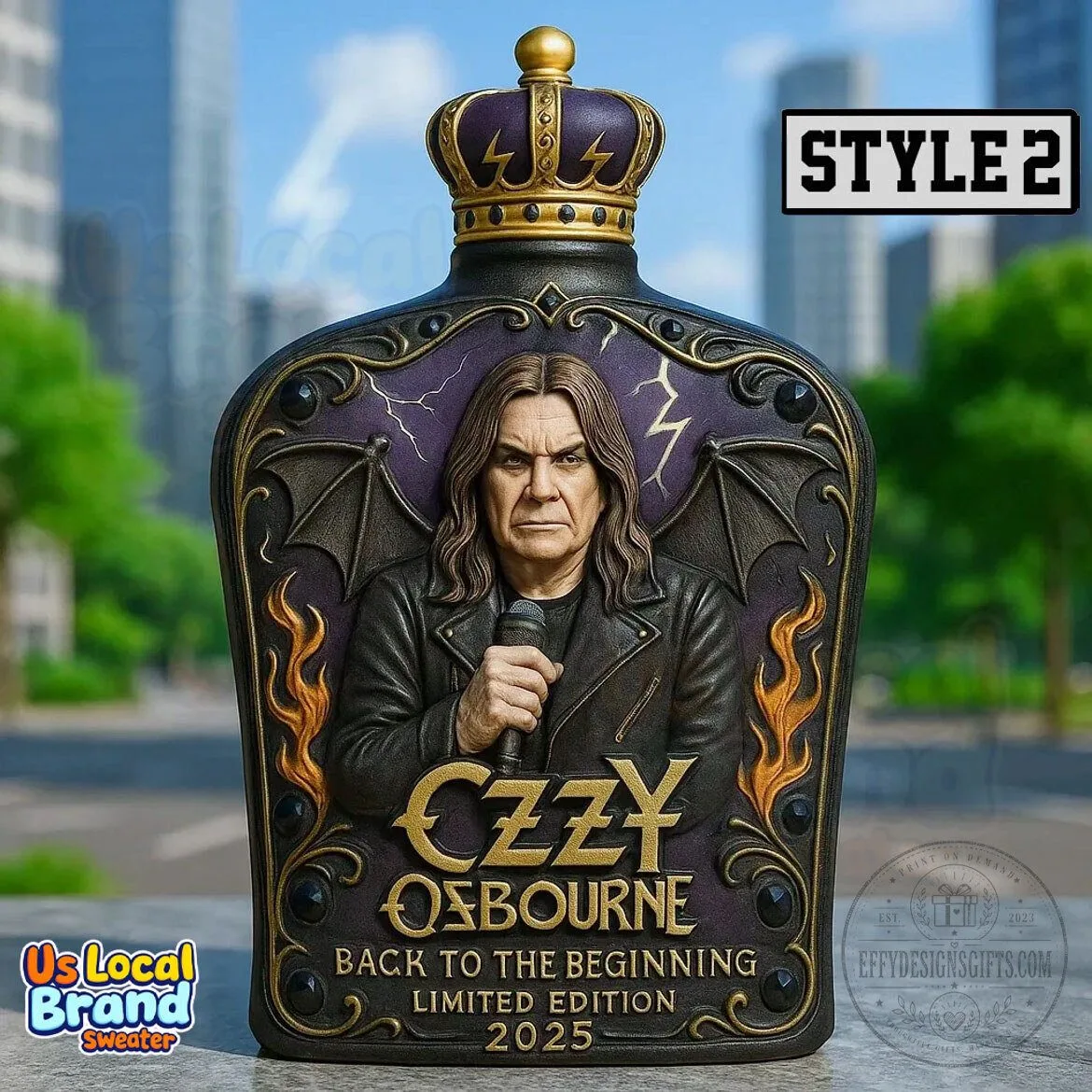 Ozzy Osbourne Royal Crown Limited Edition Figurine 7 Ozzy Osbourne Royal Crown Limited Edition Figurine